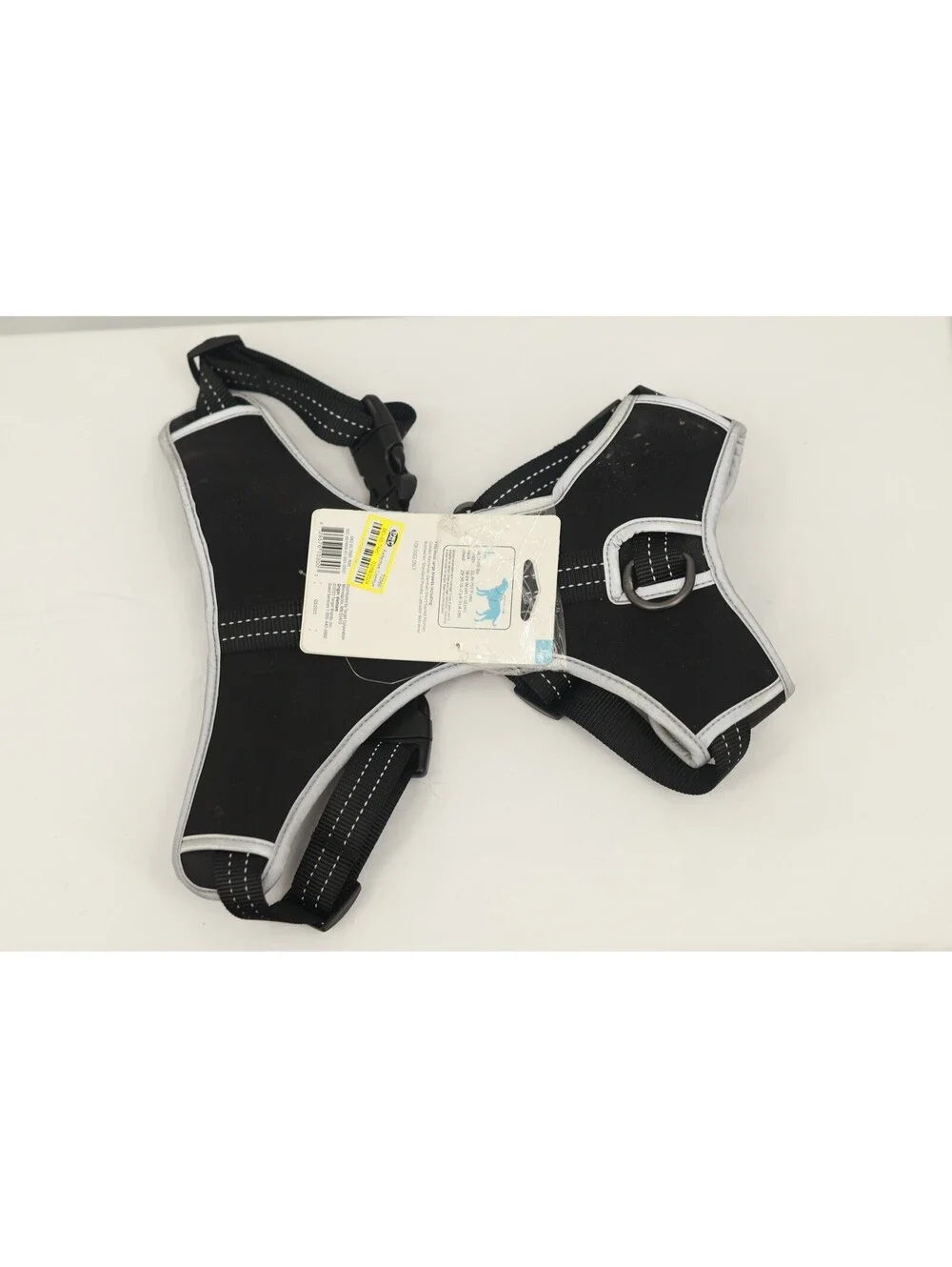 Boots & Barkley Reflective Comfort Dog Backpack Harness Attachment Size L Black